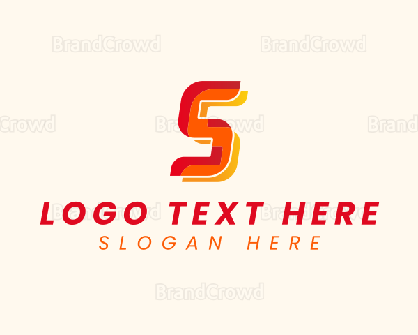 Modern Tech Startup Letter S Logo