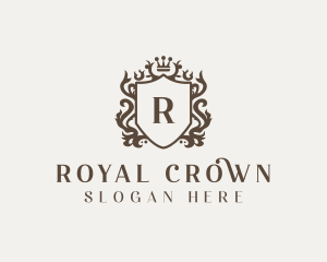 Royal Monarchy Shield logo design