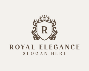 Royal Monarchy Shield logo design