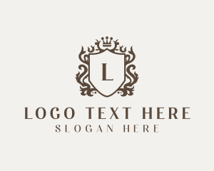 Elegant - Royal Monarchy Shield logo design