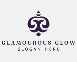 Glamourous - Deluxe Perfume Bottle logo design