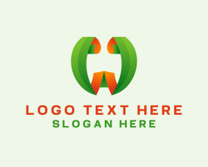 Salad - Eco Vegetable Plant logo design