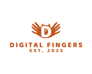 Fingers - Hands Palm Charity Care logo design