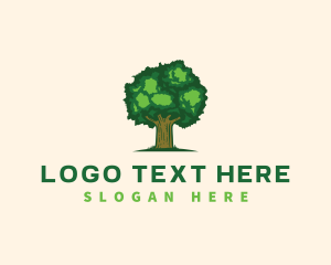 Lumber - Environment Tree Nature logo design