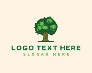 Environment Oak Tree Nature Logo