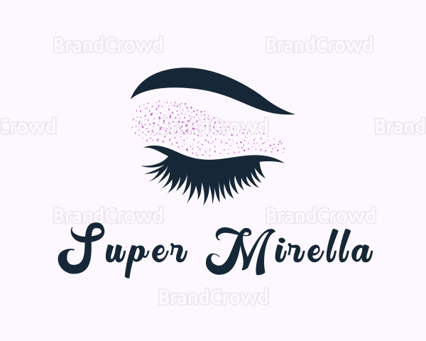 Eyelash Perm Beautician Logo