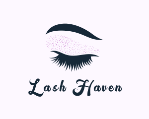 Eyelash Perm Beautician logo design