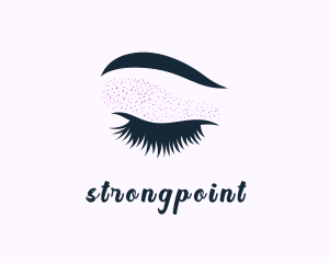 Aesthetician - Eyelash Perm Beautician logo design