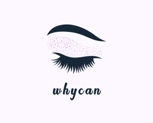 Beauty Vlogger - Eyelash Perm Beautician logo design
