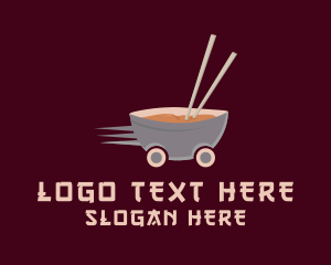 Online Reservation - Fast Food Delivery logo design