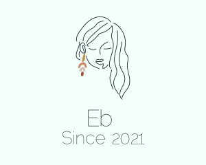 Fashion - Lady Boutique Jewel Earring logo design