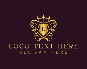 Wealth - Classic Elegant Crest logo design