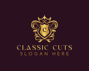 Classic Elegant Crest logo design