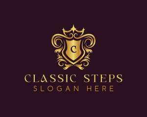 Classic Elegant Crest logo design