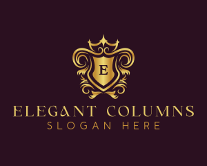 Classic Elegant Crest logo design