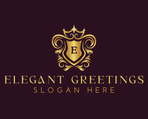 Classic Elegant Crest logo design