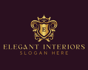 Classic Elegant Crest logo design