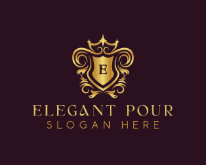 Classic Elegant Crest logo design