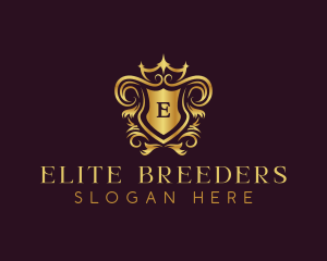 Classic Elegant Crest logo design