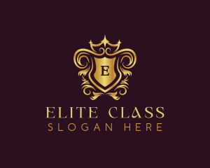 Classic Elegant Crest logo design