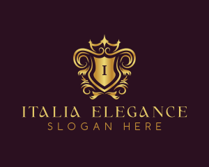 Classic Elegant Crest logo design