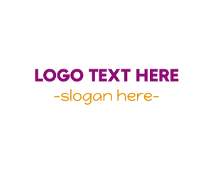 Teenager - San Serif Wordmark logo design