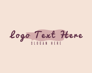 Brush - Beauty Feminine Luxury logo design