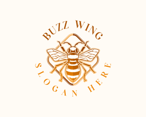 Bee Wings Farm logo design