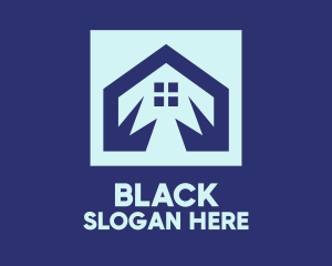 Housing - Blue House Real Estate logo design