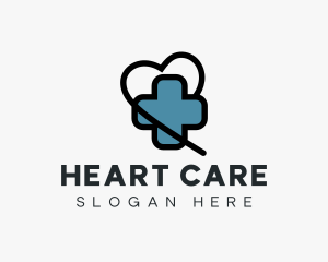 Cardiology - Healthy Heart Care logo design
