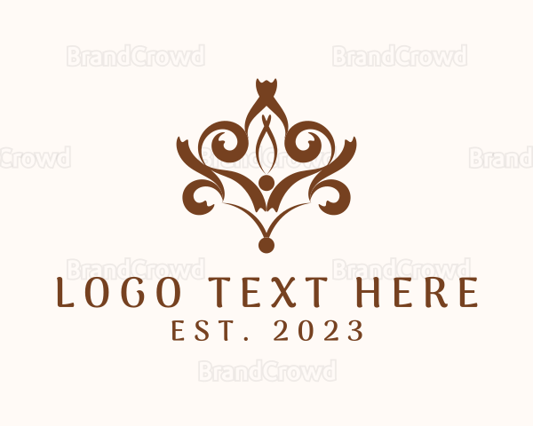 Victorian Wood Carving Decoration Logo