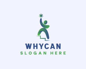 Career - Human Leader Achiever logo design
