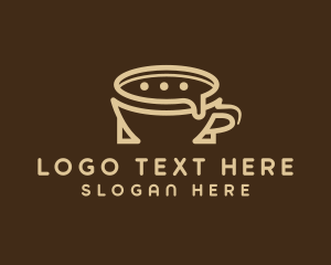 Hot Chocolate - Coffee Chat Talk logo design