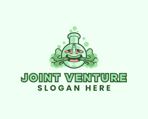 Joint - Bong Smoke Weed logo design