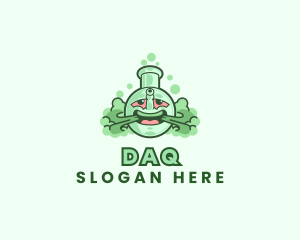 Tounge - Bong Smoke Weed logo design