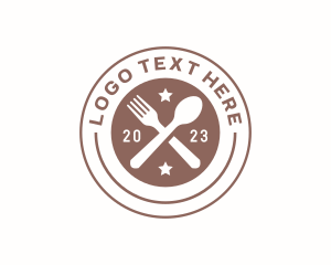 Food - Spoon Fork Restaurant logo design