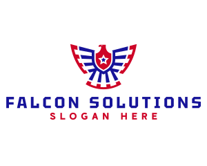 Eagle Patriotic Veteran logo design