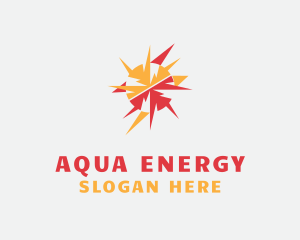 Solar Lightning Energy logo design