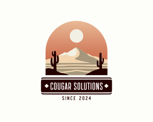 Outdoor Desert Cactus Logo