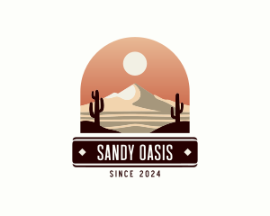 Dune - Outdoor Desert Cactus logo design