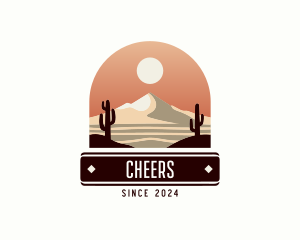 Desert - Outdoor Desert Cactus logo design