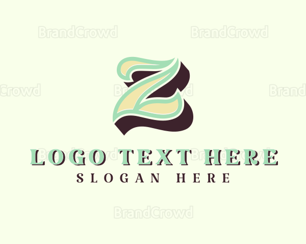 Fancy Stylish Business Letter Z Logo