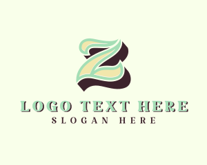 Hairdresser - Fancy Stylish Business Letter Z logo design