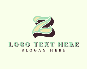 Lettermark - Fancy Stylish Business Letter Z logo design