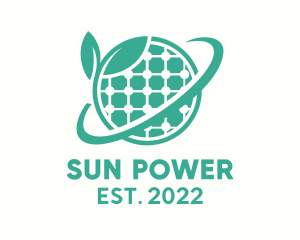 Organic Solar Power  logo design