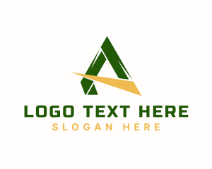 Triangle - Financial Banking Business Letter A logo design