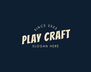 Playful Crafty Company logo design