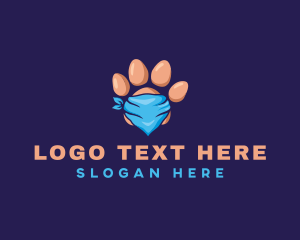 Puppy - Animal Paw Pet logo design