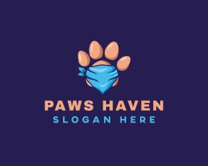 Animal Paw Pet logo design