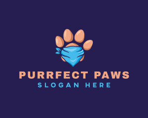 Animal Paw Pet logo design